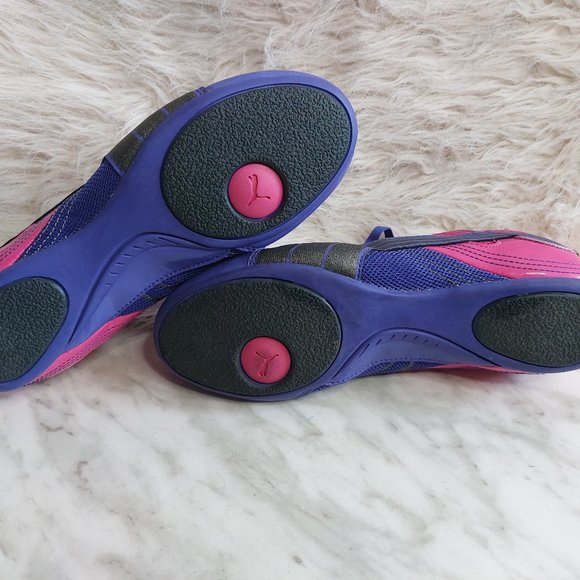Puma Women's Purple Pink Lace Up Running Shoes Sneaker Size: US 7 - Picture 4 of 8